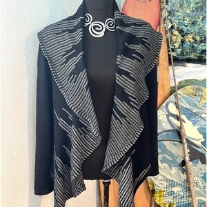 Georgina Estefania,Asymmetric Hem,Fitted Sleeves,Cropped Knit Sweater/Top, Small